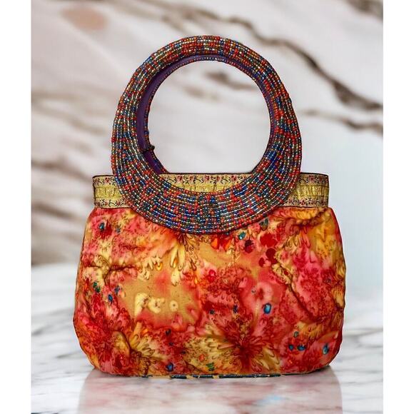 New With Tags Vintage Mary Frances Style #966-88 “Cotton Candy” Handbag - Picture 3 of 11